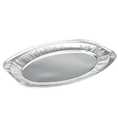 Alu. Cateringschalen oval Ø55cm 10Stk.