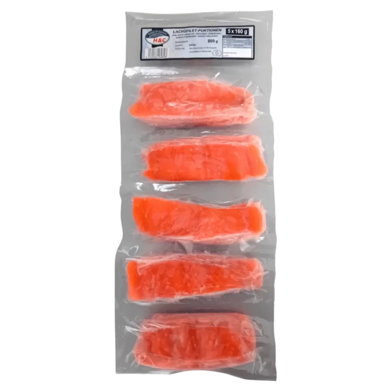 Atlantischer Lachs-Portionen Vac 5x160g TK