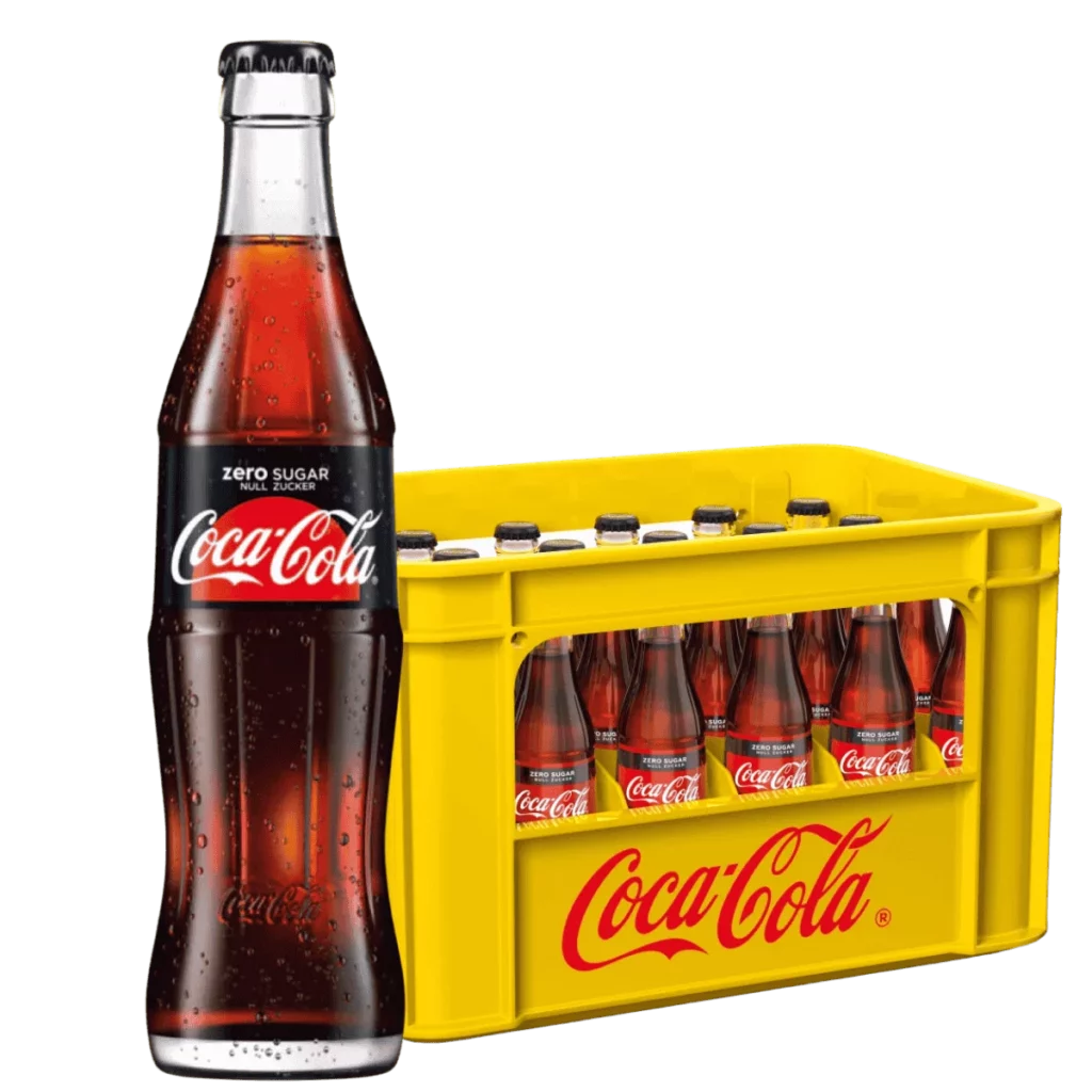 Kiste Coca Cola Zero Glas 24x0,33L