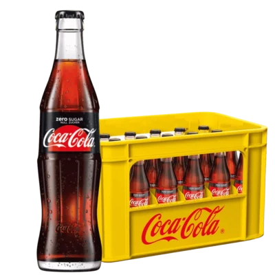 Kiste Coca Cola Zero Glas 24x0,33L