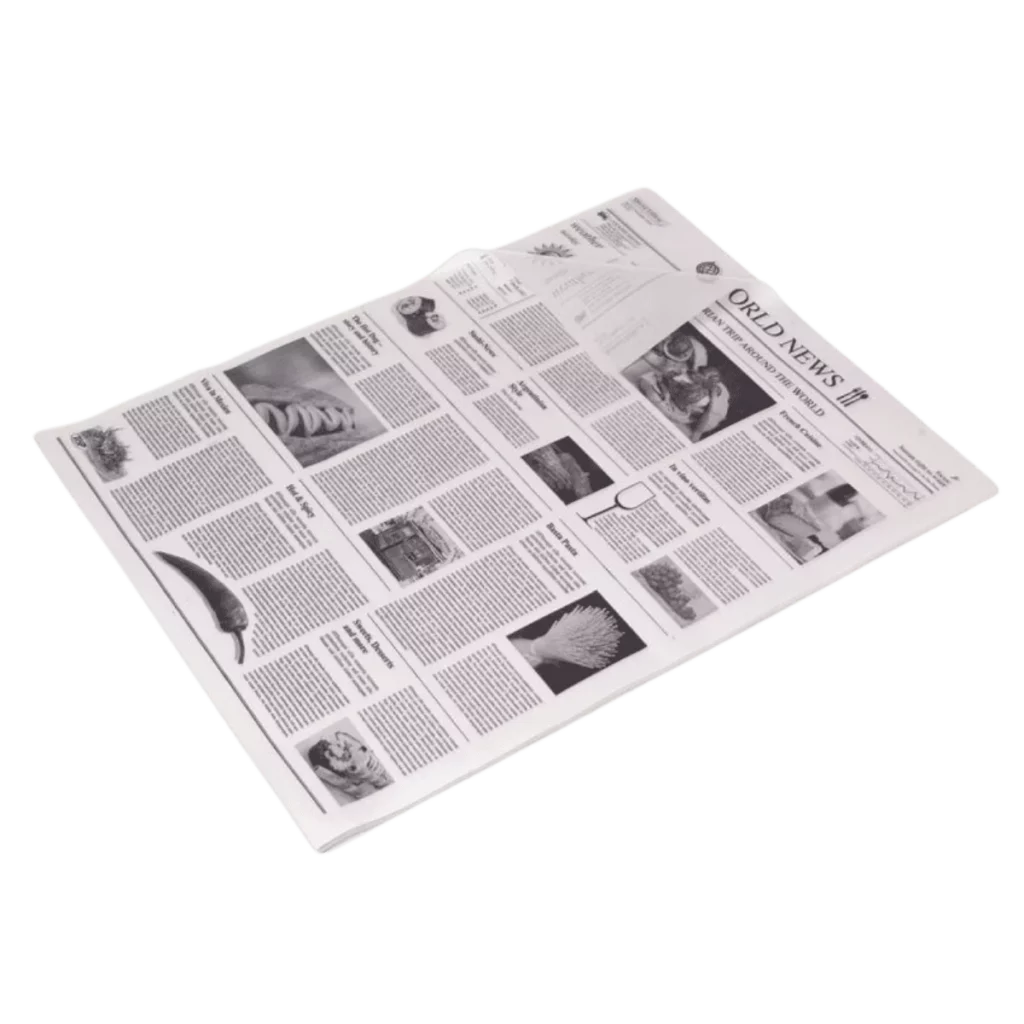 Newspaper Pergamentpapier 1/8 40g 1000Stk.