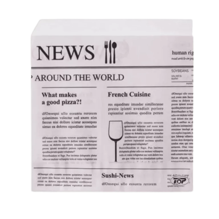 Snacktüte Newspaper Pergamentpapier 15x16cm 1000Stk.