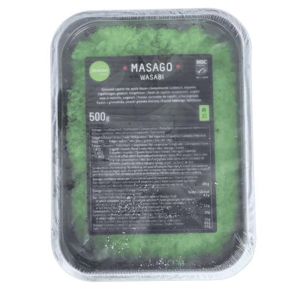 Seacon Masago Wasabi grün 500g TK
