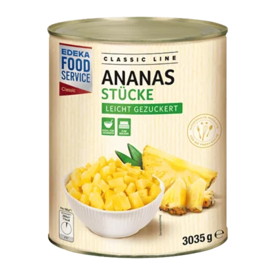 EFS Ananasstücke leicht gezuckert 3035ml