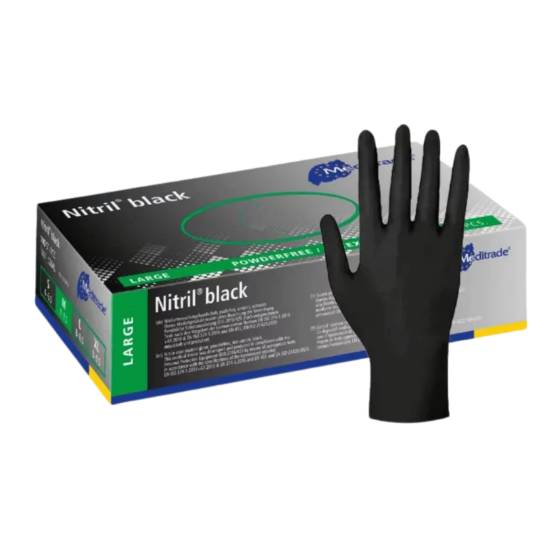Nitril Handschuhe "L" 100Stk. schwarz