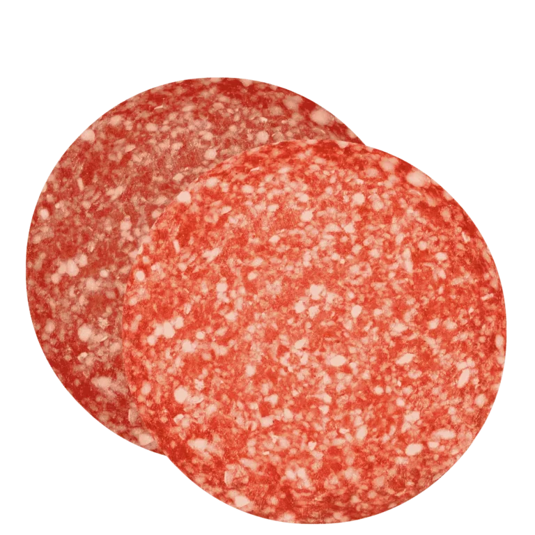 Pizzasalami Kal. 80 geschnitten 1Kg