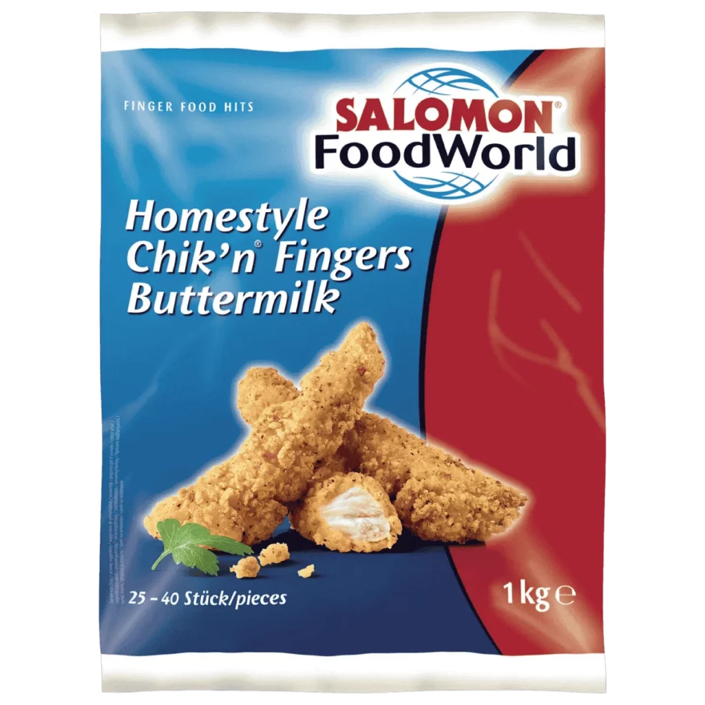 Salomon Homestyle Chicken Fingers Buttermilk 1Kg TK