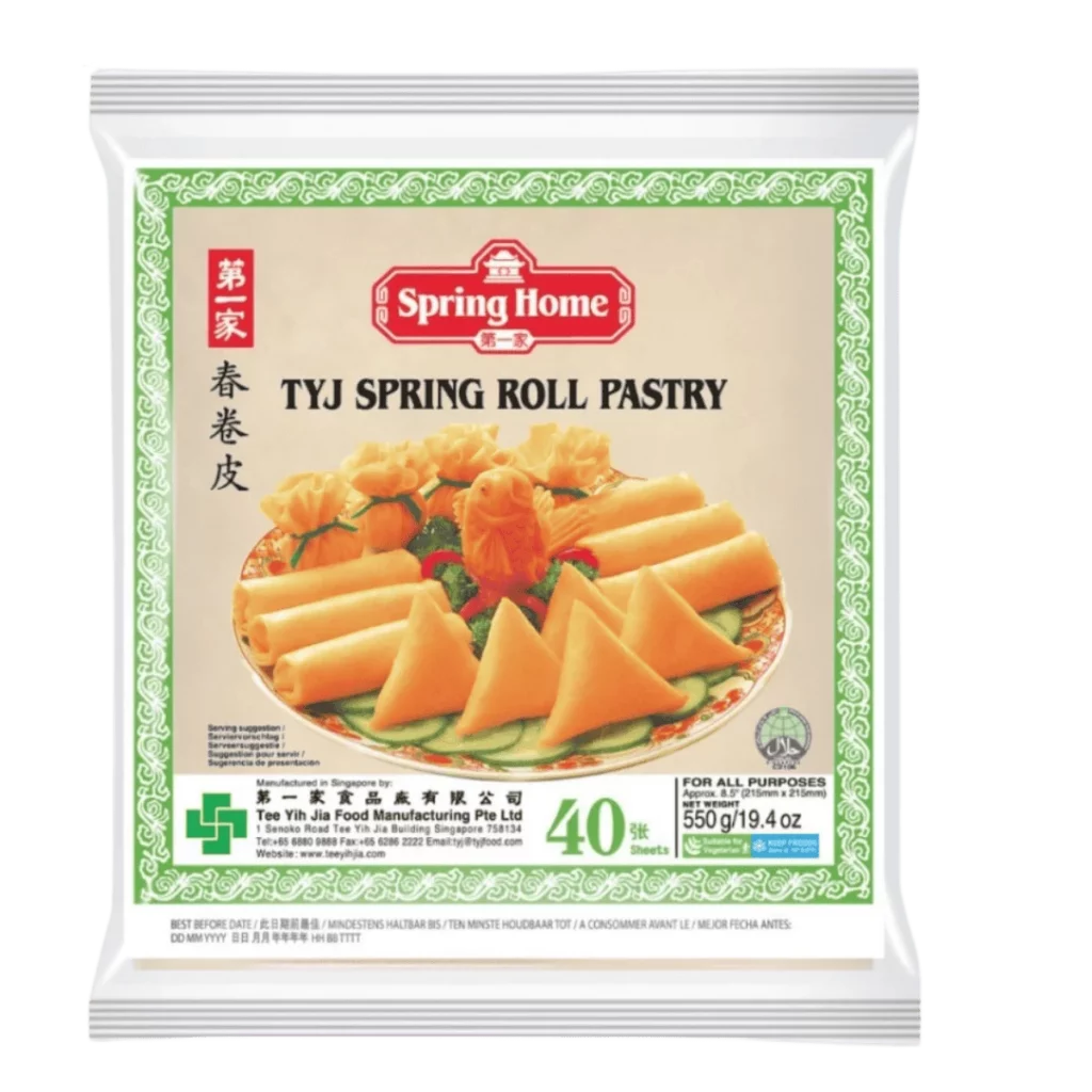 Spring Home Frühlingsrollenteig 21,5x21,5cm 550g TK