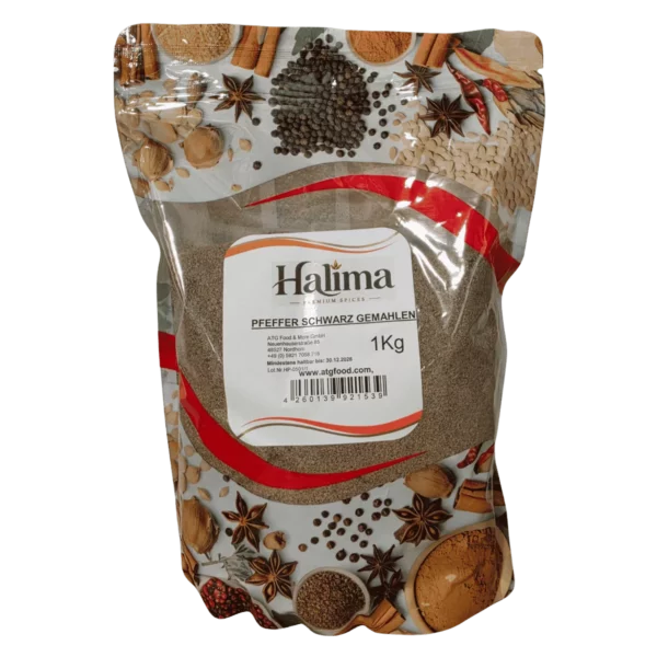 Halima Pfeffer schwarz gemahlen 1kg